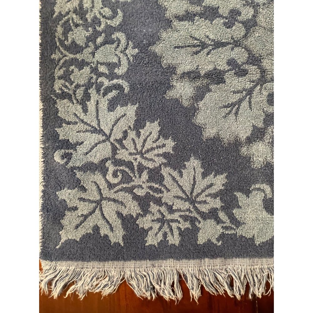 Groovy Vintage Blue Snowflake Bath Towel | Fashion Manor - Picture 8 of 11